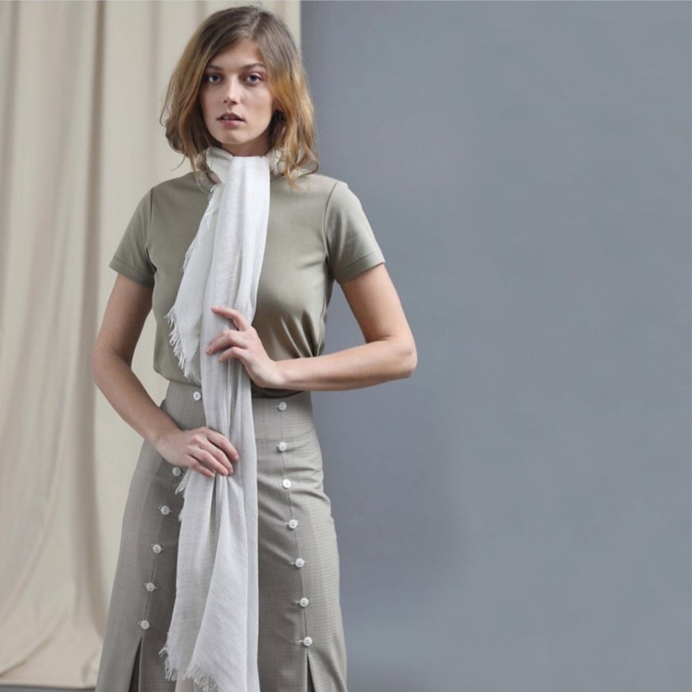 Andrea’s 1947 Scarf Cashmere Ruana Made In Italy